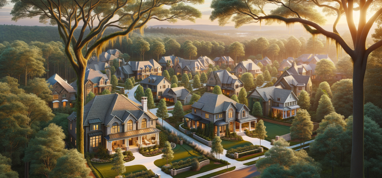 New residential development in the Lake Forrest area of Sandy Springs Georgia, highlighting opportunities for custom home construction and neighborhood growth