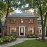 Home remodeling in Dunwoody GA - renovated brick colonial home by Traditional Homes of Georgia